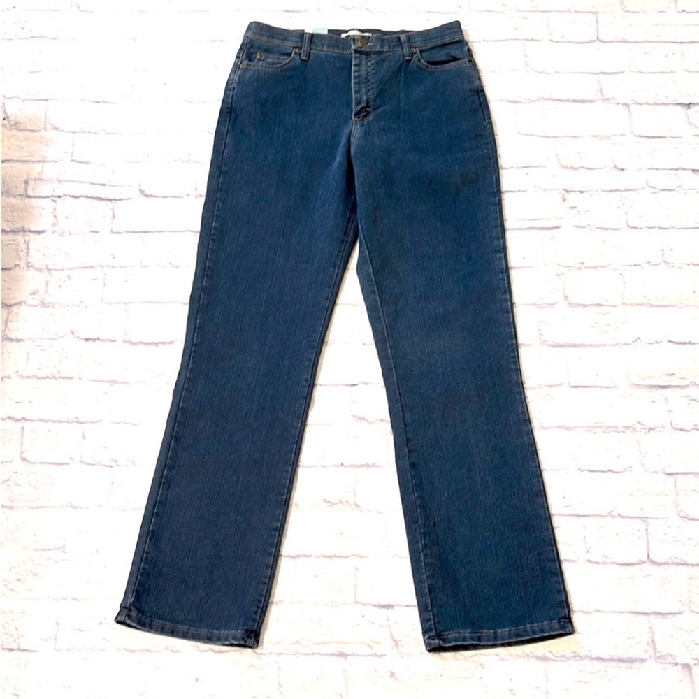 Lee Jeans Straight Leg Relaxed Fit Mid Rise Jeans 34 Inch Inseam 14 Long NWT